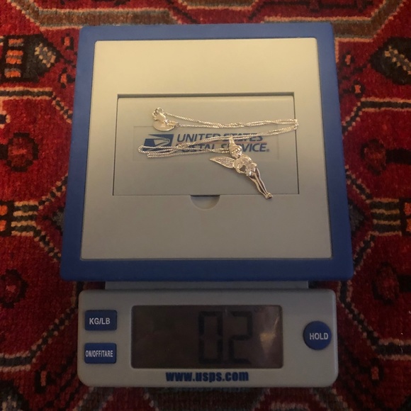 Disney Tinker Bell Sterling Silver Necklace - Picture 9 of 10